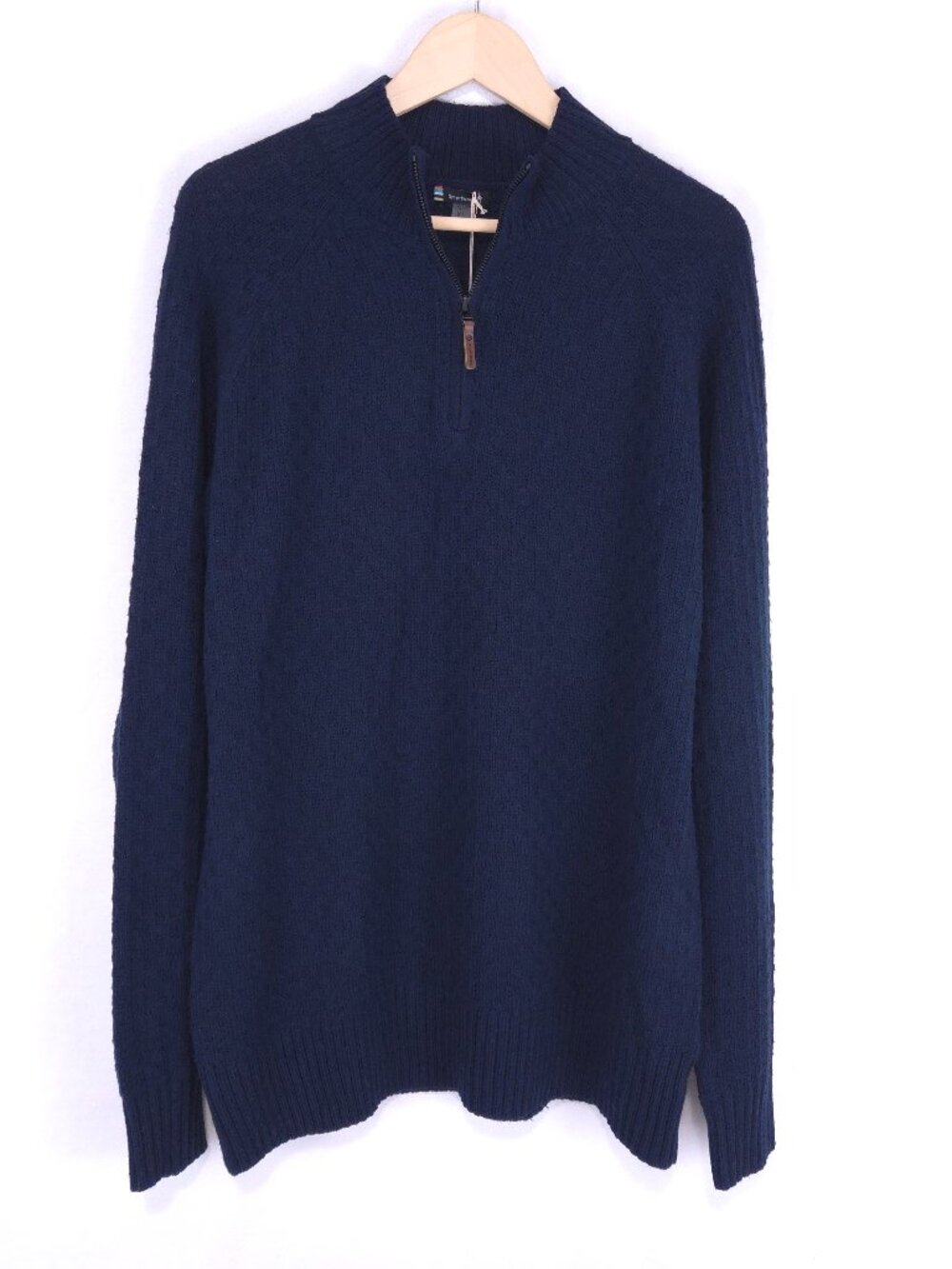 Smartwool Men's Navy Cozy Lodge Half-Zip Sweater